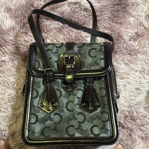 Vintage Celine Elegant Bag in Brown and Gray🔥Price not negotiable 🔥